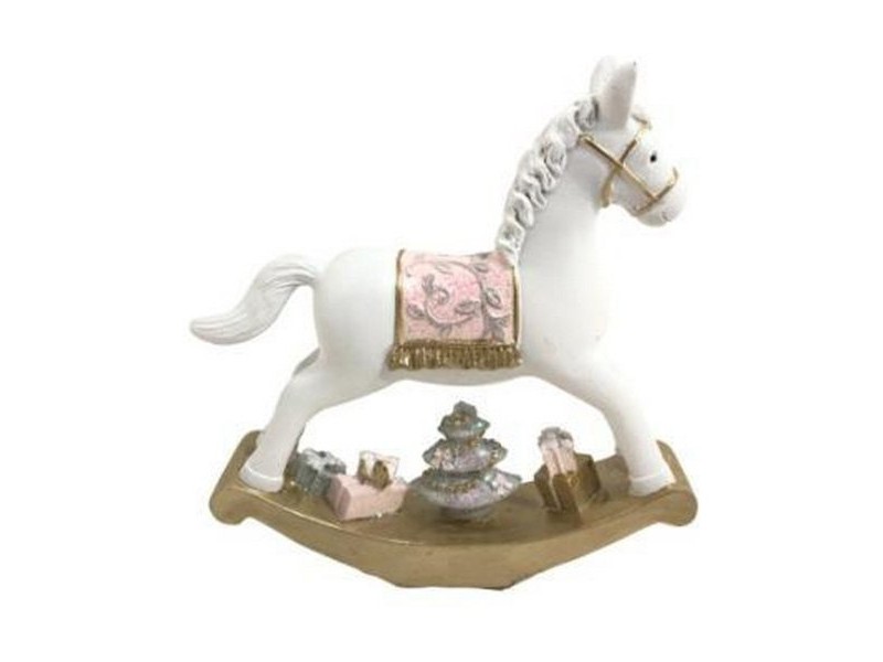 Коледна Украса DKD Home Decor Кон Смола (14 x 3,5 x 14 cm) (2 броя) Коледна Украса DKD Home Decor Кон Смола (14 x 3,5 x 14 cm) (2 броя)