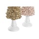 Коледна Украса DKD Home Decor Дърво Смола (10,5 x 10,5 x 32 cm) (2 броя)