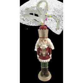 Коледна Украса DKD Home Decor Смола Орехотрошачка (3 x 3 x 12 cm) (2 броя)