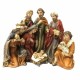 Рождествена Коледна Сцена DKD Home Decor Смола (23 x 12,5 x 19,5 cm) (2 броя)