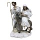 Рождествена Коледна Сцена DKD Home Decor Смола (2 броя) (12 x 12 x 21 cm)