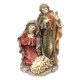 Рождествена Коледна Сцена DKD Home Decor Смола (2 броя) (12 x 10 x 19 cm)