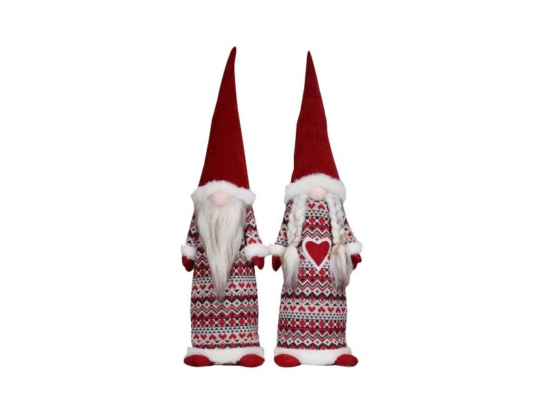 Коледна Украса DKD Home Decor полиестер (14 x 12 x 56 cm) (2 броя)