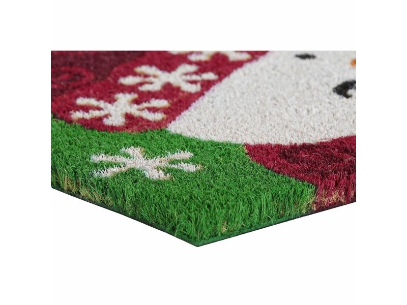 Изтривалка за Врата DKD Home Decor Коледа PVC Кокосови влакна (60 x 40 x 1,5 cm) (2 броя)