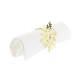 Пръстен за Салфетки DKD Home Decor Комплект Метал Снежинки (5 x 5 x 17 cm) (2 броя)