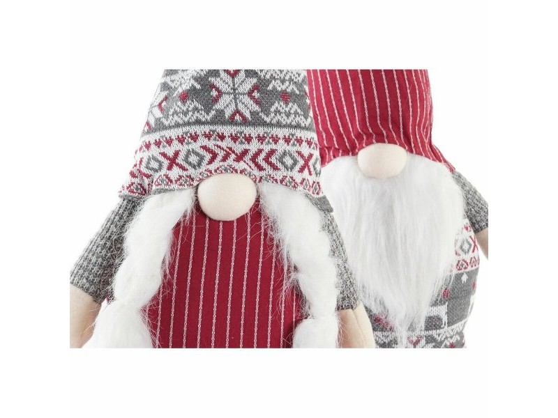 Коледна Украса DKD Home Decor Гном полиестер (24 x 14 x 58 cm) (2 броя)