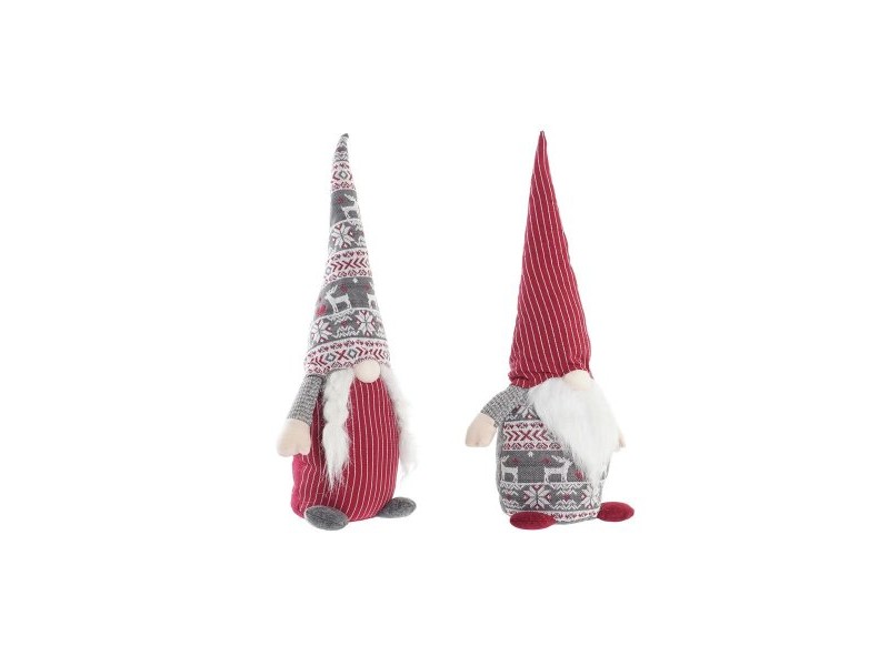 Коледна Украса DKD Home Decor Гном полиестер (24 x 14 x 58 cm) (2 броя)