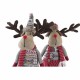 Декоративна фигурка DKD Home Decor Коледа Царица полиестер (20 x 10 x 58 cm) (2 броя)