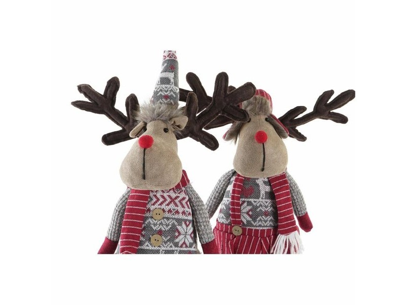 Декоративна фигурка DKD Home Decor Коледа Царица полиестер (20 x 10 x 58 cm) (2 броя)