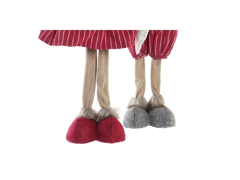 Декоративна фигурка DKD Home Decor Коледа Царица полиестер (20 x 10 x 58 cm) (2 броя)