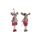 Декоративна фигурка DKD Home Decor Коледа Царица полиестер (20 x 10 x 58 cm) (2 броя)