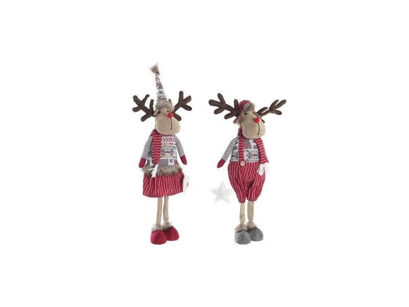 Декоративна фигурка DKD Home Decor Коледа Царица полиестер (20 x 10 x 58 cm) (2 броя)