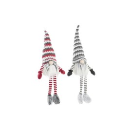 Декоративна фигурка DKD Home Decor Коледа Гном LED Светлина полиестер (22 x 12 x 64 cm) (2 броя)