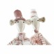 Декоративна фигурка DKD Home Decor Розов Мишка 16 x 11 x 55 cm (2 броя)