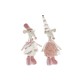 Декоративна фигурка DKD Home Decor Розов Мишка 16 x 11 x 55 cm (2 броя) Декоративна фигурка DKD Home Decor Розов Мишка 16 x 11 x 55 cm (2 броя)