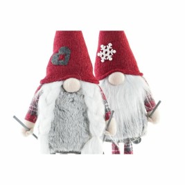 Декоративна фигурка DKD Home Decor Коледа Гном полиестер (16 x 12 x 46 cm) (2 броя)