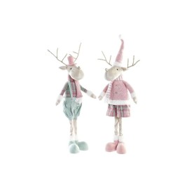 Коледна Украса DKD Home Decor Царица полиестер (20 x 17 x 60 cm) (2 броя)