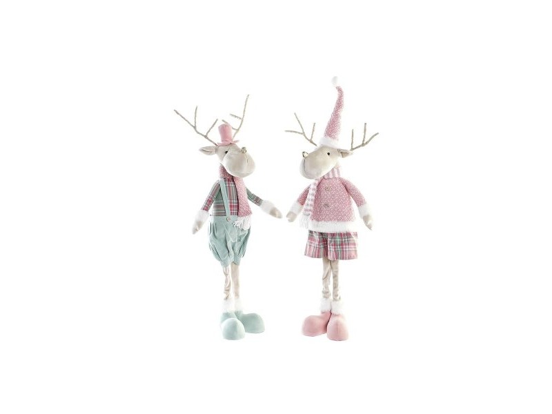 Коледна Украса DKD Home Decor Царица полиестер (20 x 17 x 60 cm) (2 броя)