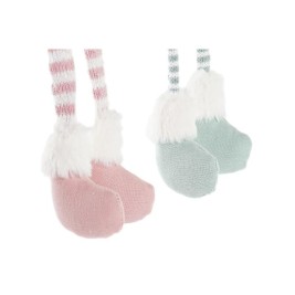 Декоративна фигурка DKD Home Decor Коледа Фея полиестер Ангел (15 x 10 x 53 cm) (2 броя)