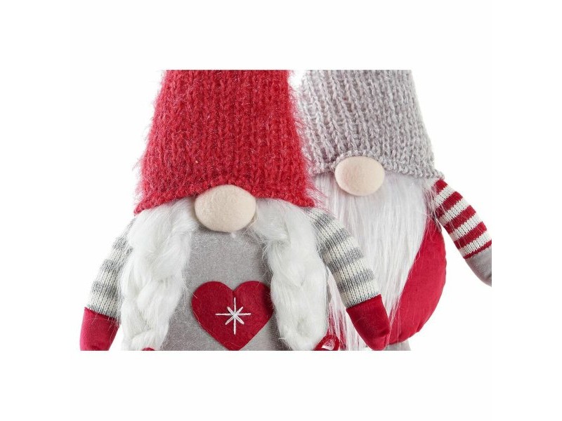 Декоративна фигурка DKD Home Decor Коледа Гном полиестер (20 x 9 x 50 cm) (2 броя)