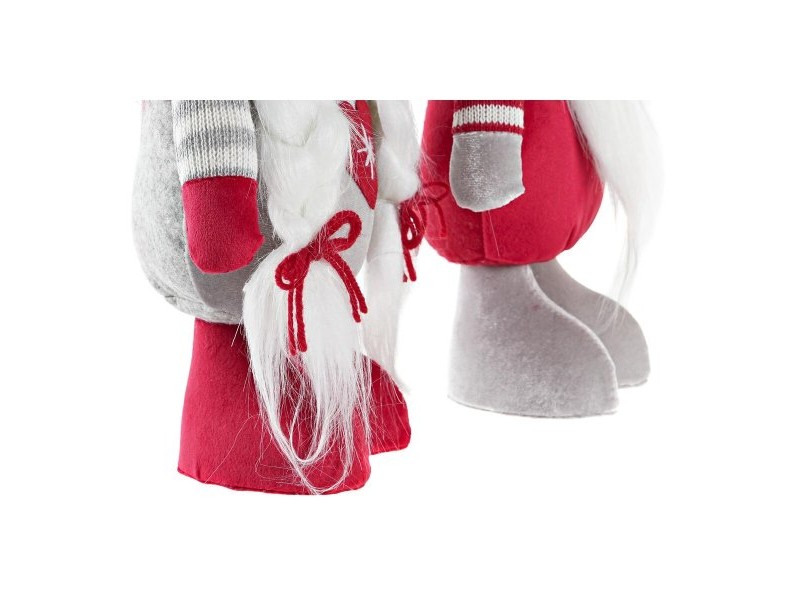 Декоративна фигурка DKD Home Decor Коледа Гном полиестер (20 x 9 x 50 cm) (2 броя)