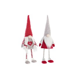 Декоративна фигурка DKD Home Decor Коледа Гном полиестер (15 x 12 x 55 cm) (2 броя)