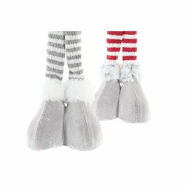Декоративна фигурка DKD Home Decor Коледа Кукла полиестер (17 x 9 x 79 cm) (2 броя)
