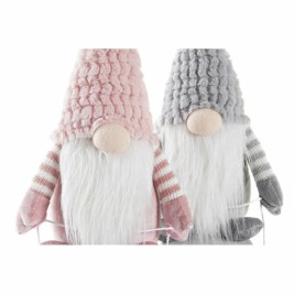 Декоративна фигурка DKD Home Decor Коледа Гном полиестер (15 x 25 x 35 cm) (2 броя)