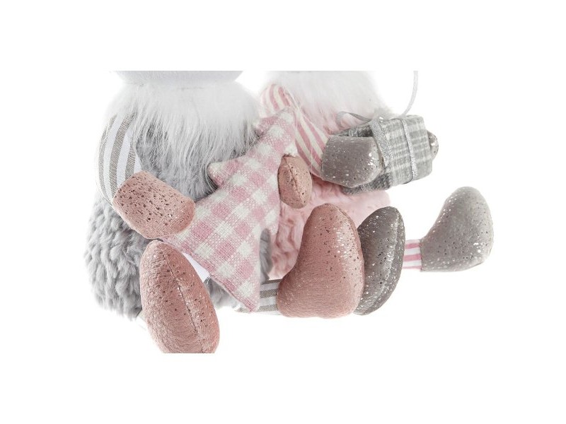 Декоративна фигурка DKD Home Decor Коледа полиестер Елен (14 x 17 x 28 cm) (2 броя)