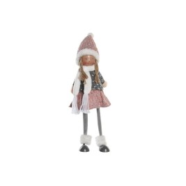Декоративна фигурка DKD Home Decor Коледа Кукла полиестер Момичета (15 x 9 x 43 cm) (2 броя)