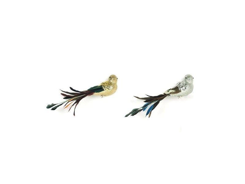 Коледна Украса DKD Home Decor полиестер Lind пайети (26 x 5 x 7 cm) (2 броя)