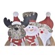 Ярка декорация DKD Home Decor Коледа (18 x 7 x 40,5 cm) (3 броя)