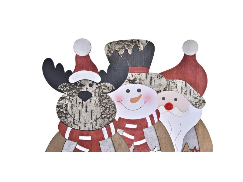 Ярка декорация DKD Home Decor Коледа (18 x 7 x 40,5 cm) (3 броя)