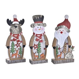 Ярка декорация DKD Home Decor Коледа (18 x 7 x 40,5 cm) (3 броя)