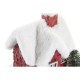 Къща за Кукли DKD Home Decor Бял Червен 17 x 16,5 x 17 cm (2 броя)
