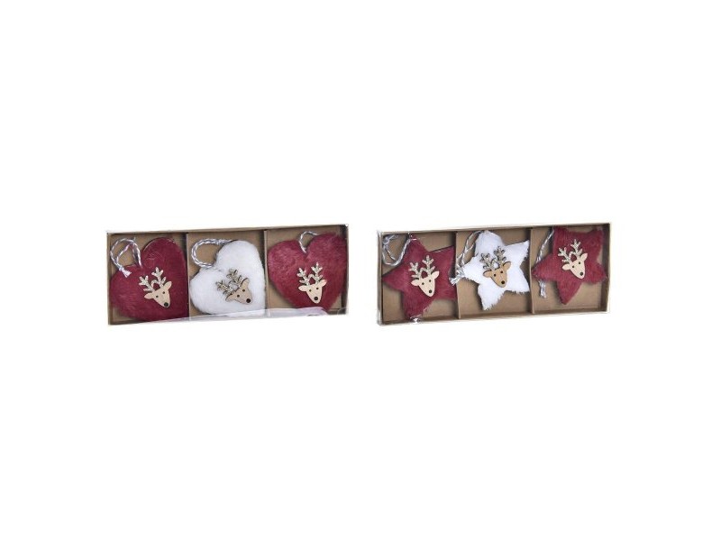 Комплект Коледни Декорации DKD Home Decor полиестер (21 x 8 x 1 cm) (8 cm) (2 броя) Комплект Коледни Декорации DKD Home Decor полиестер (21 x 8 x 1 cm) (8 cm) (2 броя)