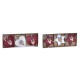 Комплект Коледни Декорации DKD Home Decor полиестер (21 x 8 x 1 cm) (8 cm) (2 броя) Комплект Коледни Декорации DKD Home Decor полиестер (21 x 8 x 1 cm) (8 cm) (2 броя)
