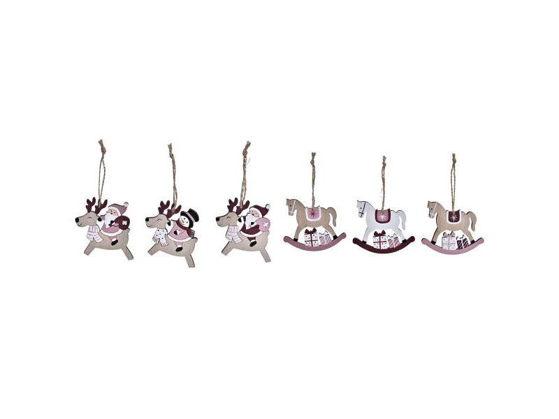 Комплект Коледни Декорации DKD Home Decor Дървен MDF (21 x 8,2 x 1,5 cm) (8 cm) (2 броя) Комплект Коледни Декорации DKD Home Decor Дървен MDF (21 x 8,2 x 1,5 cm) (8 cm) (2 броя)