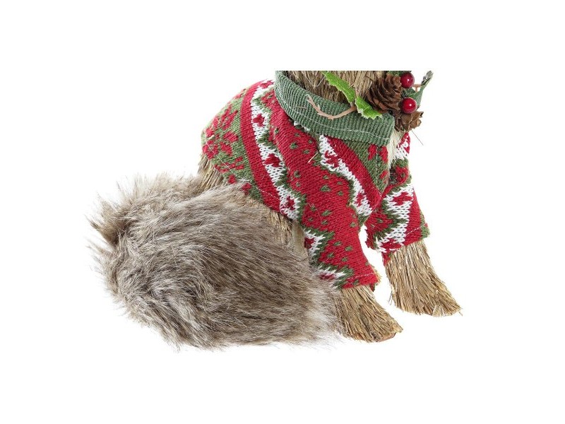 Коледна Украса DKD Home Decor полиестер (16 x 18 x 21 cm) (2 броя)