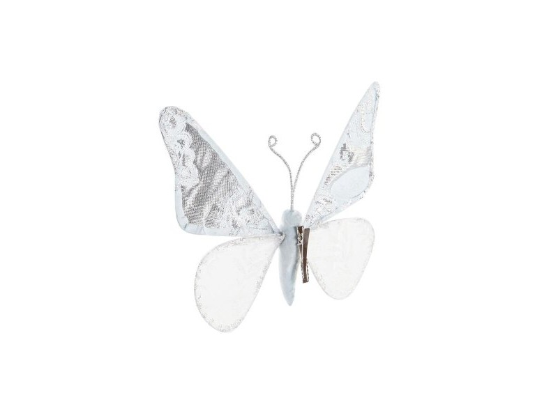 Коледна Украса DKD Home Decor полиестер Пеперуди (2 броя) (23 x 3 x 19 cm) Коледна Украса DKD Home Decor полиестер Пеперуди (2 броя) (23 x 3 x 19 cm)
