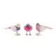 Коледна Украса DKD Home Decor полиестер Lind (18 x 8 x 13 cm) (3) (3 броя)
