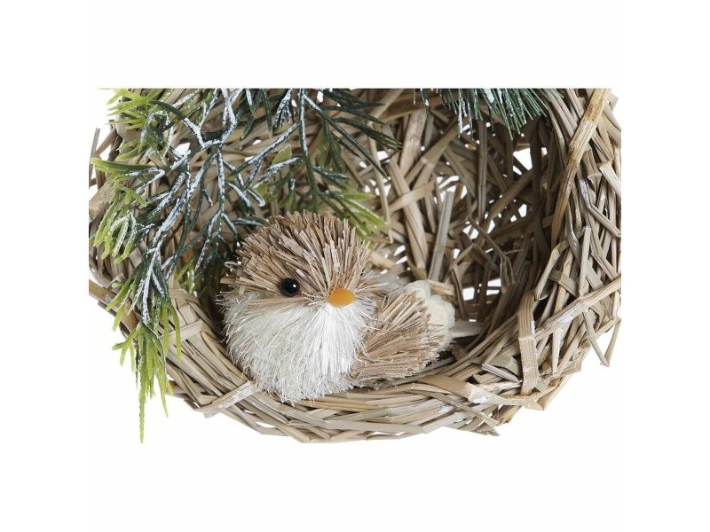 Коледна Украса DKD Home Decor полиестер Pатан (14 x 11 x 15 cm) (2 броя) Коледна Украса DKD Home Decor полиестер Pатан (14 x 11 x 15 cm) (2 броя)