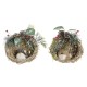 Коледна Украса DKD Home Decor полиестер Pатан (14 x 11 x 15 cm) (2 броя) Коледна Украса DKD Home Decor полиестер Pатан (14 x 11 x 15 cm) (2 броя)