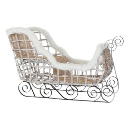 Коледна Украса DKD Home Decor LED Светлина Шейна Бял 90 x 46 x 62 cm