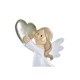 Коледна Украса DKD Home Decor Смола Ангел (6 x 5,5 x 11,5 cm) (2 броя)