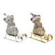 Коледна Украса DKD Home Decor Смола Мечка (10 x 4 x 9,5 cm) (2 броя)