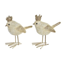 Коледна Украса DKD Home Decor Смола Lind (11 x 5 x 9,5 cm) (2 броя)