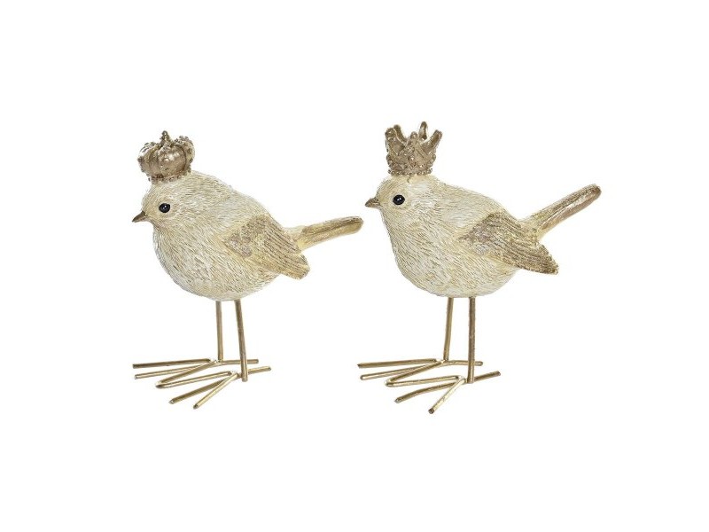 Коледна Украса DKD Home Decor Смола Lind (11 x 5 x 9,5 cm) (2 броя) Коледна Украса DKD Home Decor Смола Lind (11 x 5 x 9,5 cm) (2 броя)
