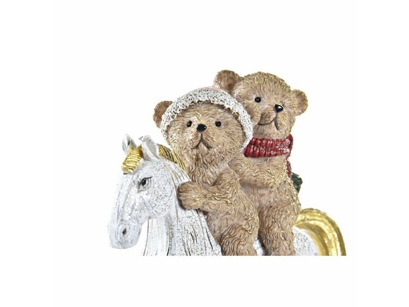 Коледна Украса DKD Home Decor Смола (14 x 4,5 x 15 cm) (2 броя)