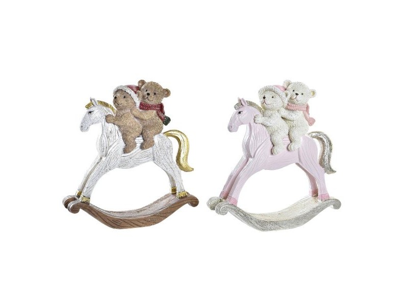 Коледна Украса DKD Home Decor Смола (14 x 4,5 x 15 cm) (2 броя) Коледна Украса DKD Home Decor Смола (14 x 4,5 x 15 cm) (2 броя)